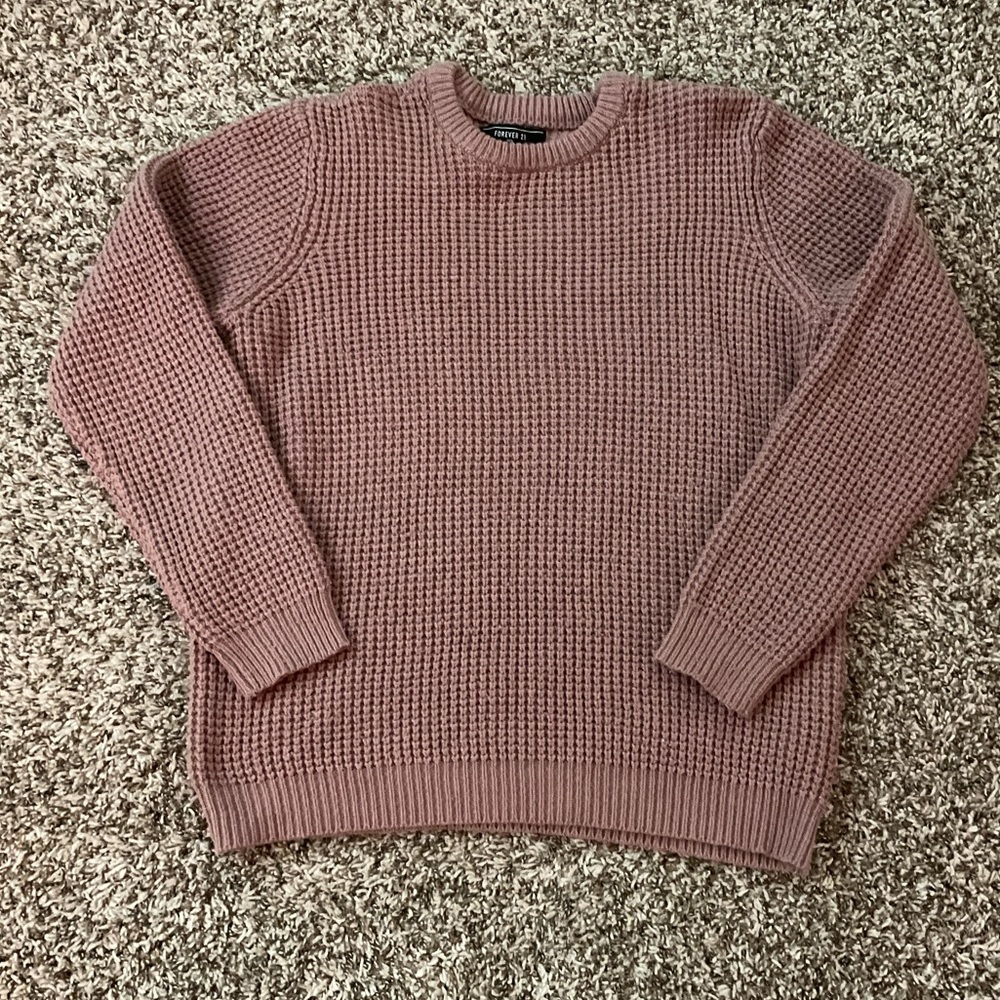 Forever21 Men’s Waffle knit Sweater